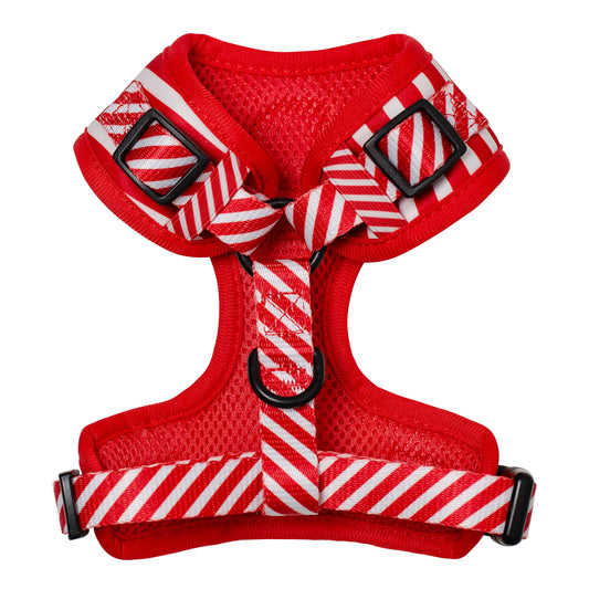 Dog Adjustable Harness | Candy Cane