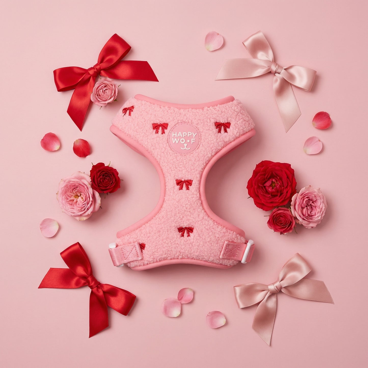 Dog Adjustable Harness | Sweet Bows