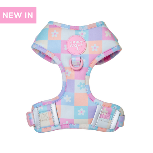 Dog Adjustable Harness | Flower Power