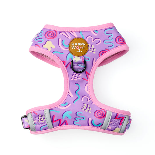 Dog Adjustable Harness | Candy Swirl