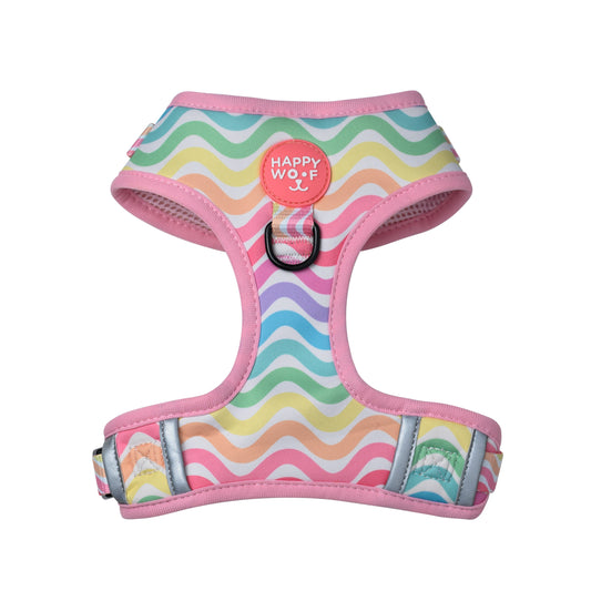 Dog Adjustable Harness | Cheerful Waves